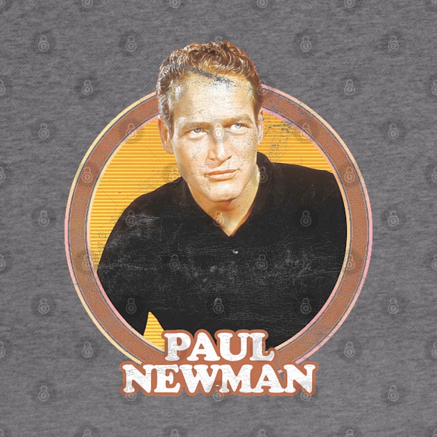 Paul Newman / Retro Aesthetic Fan Art Design by DankFutura